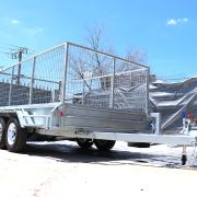 10x5 Tandem Axle Galvanised Cage Trailer for Sale Townsville