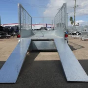 10x5 tandem axle galvanised cage trailer with ramps for sale townsville 5