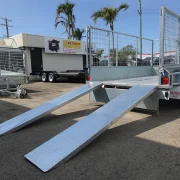 10x5 tandem axle galvanised cage trailer with ramps for sale townsville 6