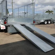 10x5 tandem axle galvanised cage trailer with ramps for sale townsville 7