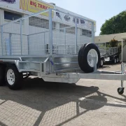 10x5 tandem galvanised 3ft cage trailer for sale townsville