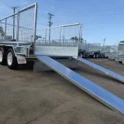 10x6 tandem axle galvanised cage trailer with ramps for sale townsville