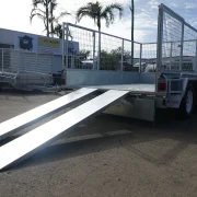 10x6 tandem axle galvanised cage trailer with ramps for sale townsville 4