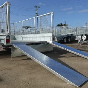 12x6 tandem axle galvanised cage trailer with ramps for sale townsville