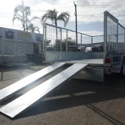 12x6 tandem axle galvanised cage trailer with ramps for sale townsville 4