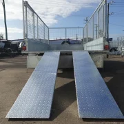 12x6 tandem axle galvanised cage trailer with ramps for sale townsville 6