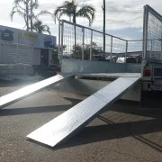 12x6 tandem axle galvanised cage trailer with ramps for sale townsville 7