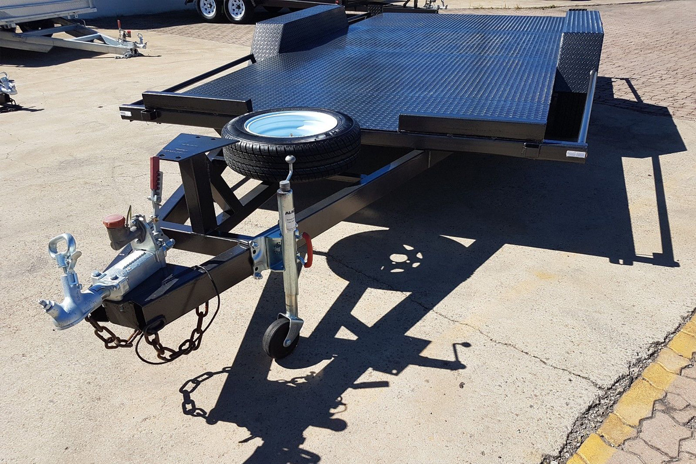 14x6'6" Semi Flat Top Car Carrier for Sale Townsville Ramps Inclusive