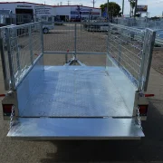 6x4 galvanised cage trailer manual tilt for sale Townsville 13