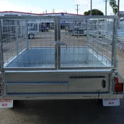 6x4 galvanised cage trailer manual tilt for sale Townsville 5