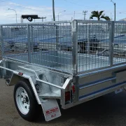 6x4 galvanised cage trailer manual tilt for sale Townsville 6