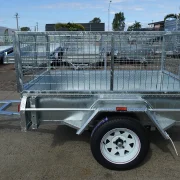 6x4 galvanised cage trailer manual tilt for sale Townsville 7