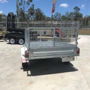 7x5 Galvanised Cage Trailer with Removable Cage