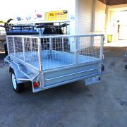 8×5 Single Axle Trailer | 2ft Cage | Heavy Duty Galvanised Trailer for Sale in Townsville