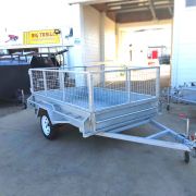 8x5 Single Axle Galvanised Cage Trailer for Sale in Townsville