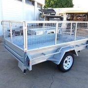 8×5 Single Axle Trailer | 2ft Cage | Heavy Duty Galvanised Trailer for Sale in Townsville