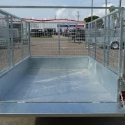 8x5 single axle galvanised manual tipper trailer for sale townsville 11