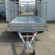 8x5 single axle galvanised manual tipper trailer for sale townsville 4
