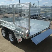 10x6 Hydraulic Tipper Trailer with 3ft Cage 9
