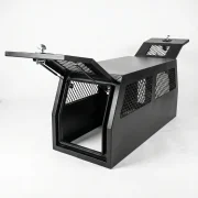 Black Flat Gullwing Dog Box Ute Toolbox for Sale Townsville