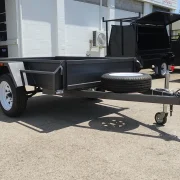 6x4 commercial heavy duty box trailer