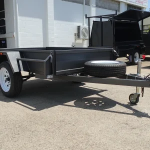 6x4 commercial heavy duty box trailer