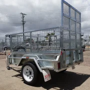 6x4 galvanised cage trailer drop down ramp townsville 3