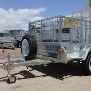 6x4 galvanised cage trailer drop down ramp townsville 6