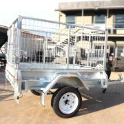 8×5 Single Axle Trailer | 3ft Cage | Galvanised Trailer for Sale in Townsville