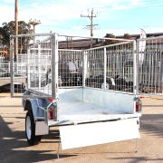 7×4 Single Axle Trailer | 3ft Cage | Galvanised Trailer for Sale in Townsville