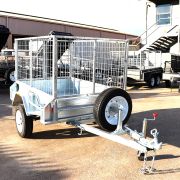 6×4 Single Axle Trailer | 3ft Cage | Galvanised Trailer for Sale in Townsville