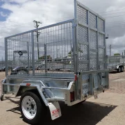 6x4 galvanised cage trailer with tilt ramp 3