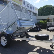 6x4 single axle galvanised cage trailer townsville 2