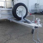 7x4 single axle galvanised 2ft cage trailer townsville 2