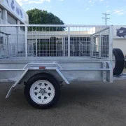 7x4 single axle galvanised 2ft cage trailer townsville 4