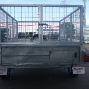 7x4 single axle galvanised 2ft cage trailer townsville 6