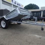 7x4 single axle galvanised box trailer townsville