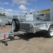 7x4 single axle galvanised box trailer townsville 2