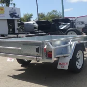 7x4 single axle galvanised box trailer townsville 6