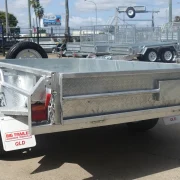 7x4 single axle galvanised box trailer townsville 7