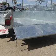 7x4 single axle galvanised box trailer townsville 9