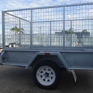 7x5 Australian Galvanised Cage trailer for sale Townsville 1