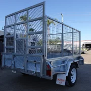 7x5 Galvanised Cage Trailer drop down ramp sale townsville 5