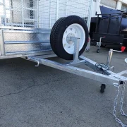 7x5 Galvanised Cage Trailer drop down ramp sale townsville 6