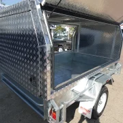 8x5 Tradesman Trailer with Alloy Trades Top 3