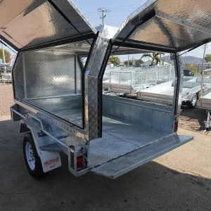 8x5 Tradesman Trailer with Alloy Trades Top