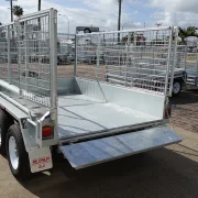 8x5 galvanised cage hydraulic tipper trailer for sale townsville 10