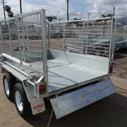 8x5 galvanised cage hydraulic tipper trailer for sale townsville 11