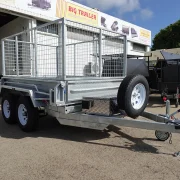 8x5 galvanised cage hydraulic tipper trailer for sale townsville 3