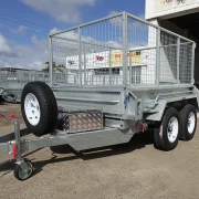 8x5 galvanised cage hydraulic tipper trailer for sale townsville 4